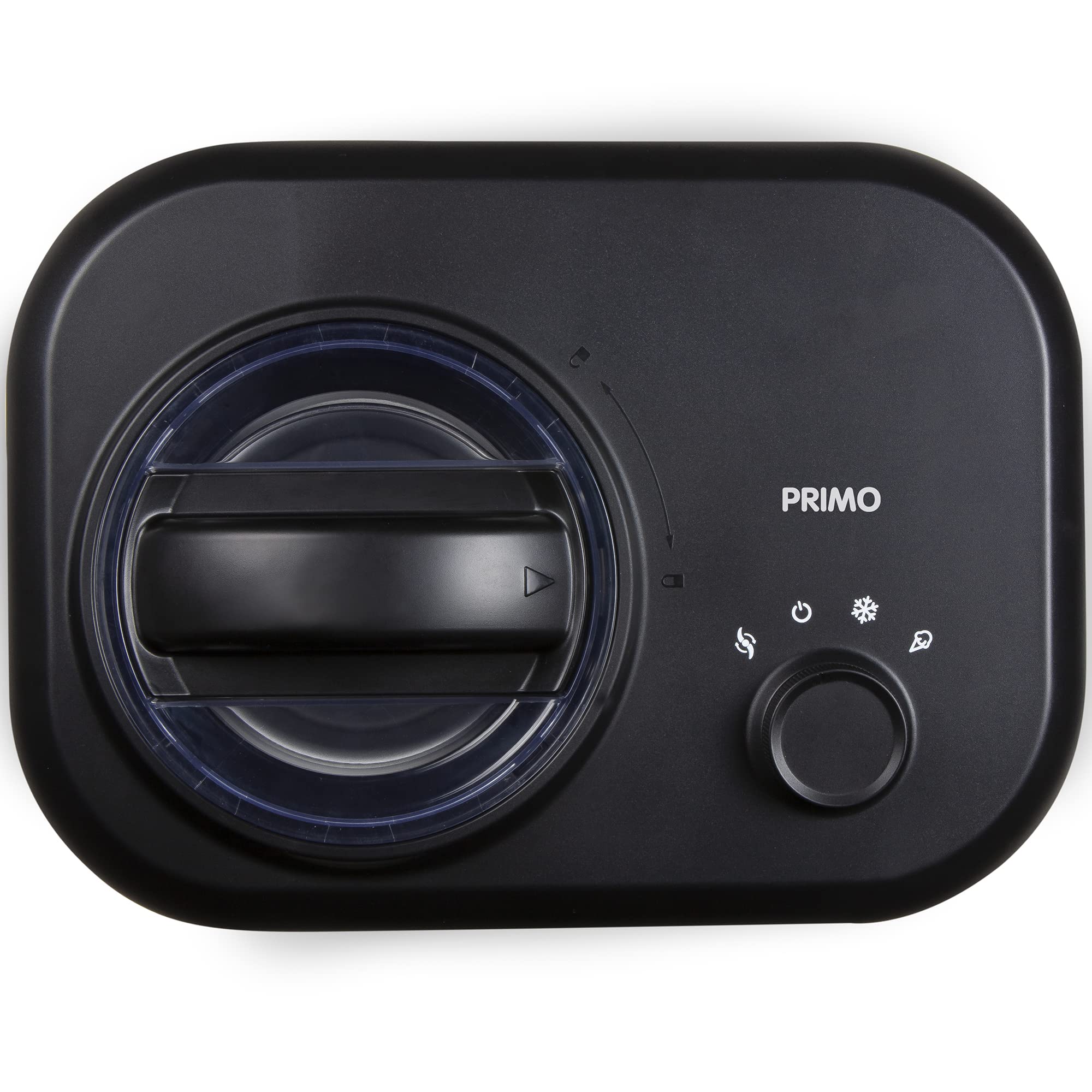 PRIMO PR405IM Ice Cream Maker - Sorbetière à compresseur - Autocongélation - 1 L - Noir