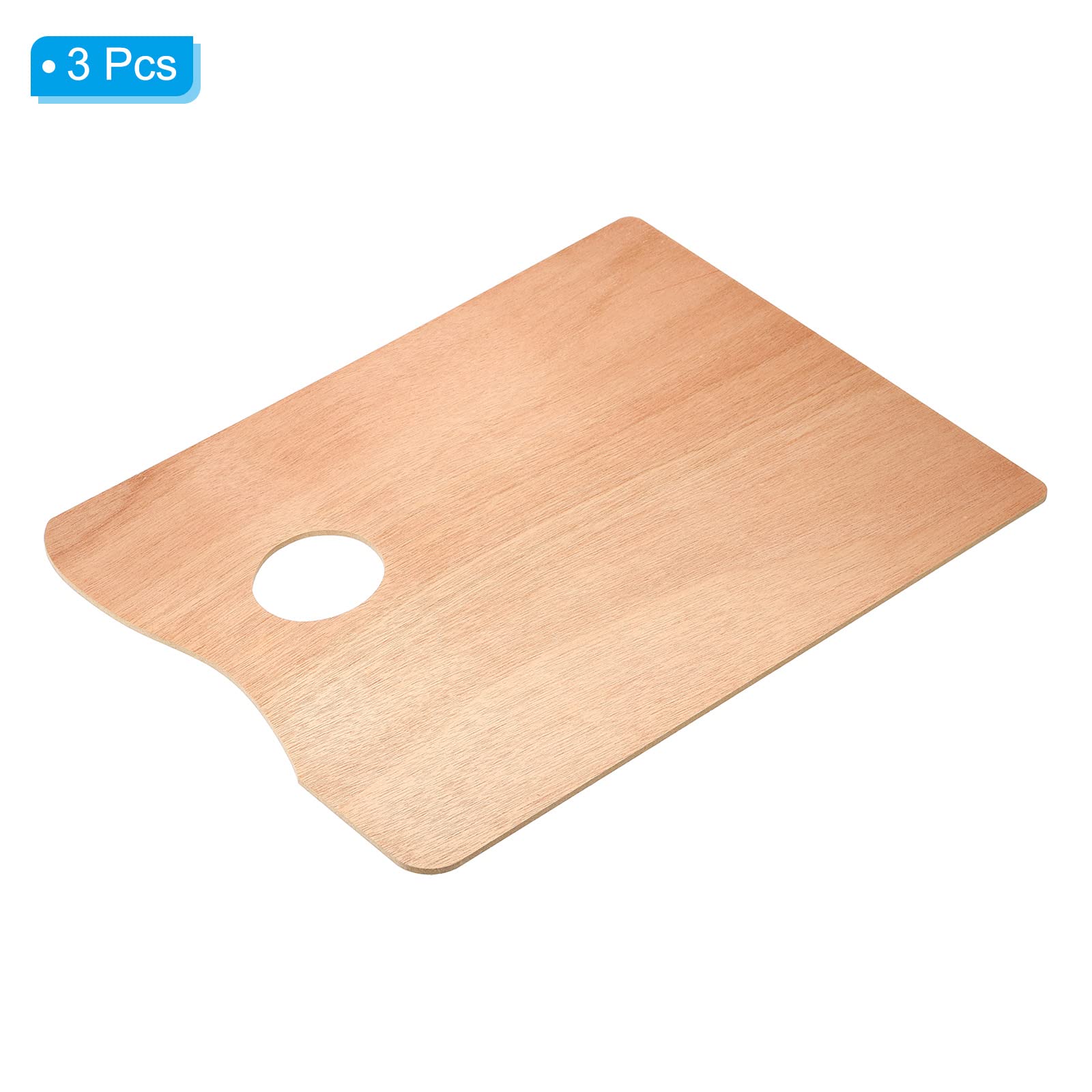 PATIKIL 3 Paquet 12" x 16" Peinture Plateau Pale Bois Couleur