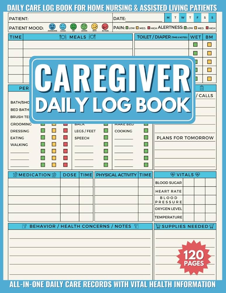 caregiver-daily-log-book-care-journal-to-track-the-medication-meals-vital-signs-much-more-for-elderly-seniors-or-patients-with-dementia-alzheimer-s-mihara-ken-amazon-com-books