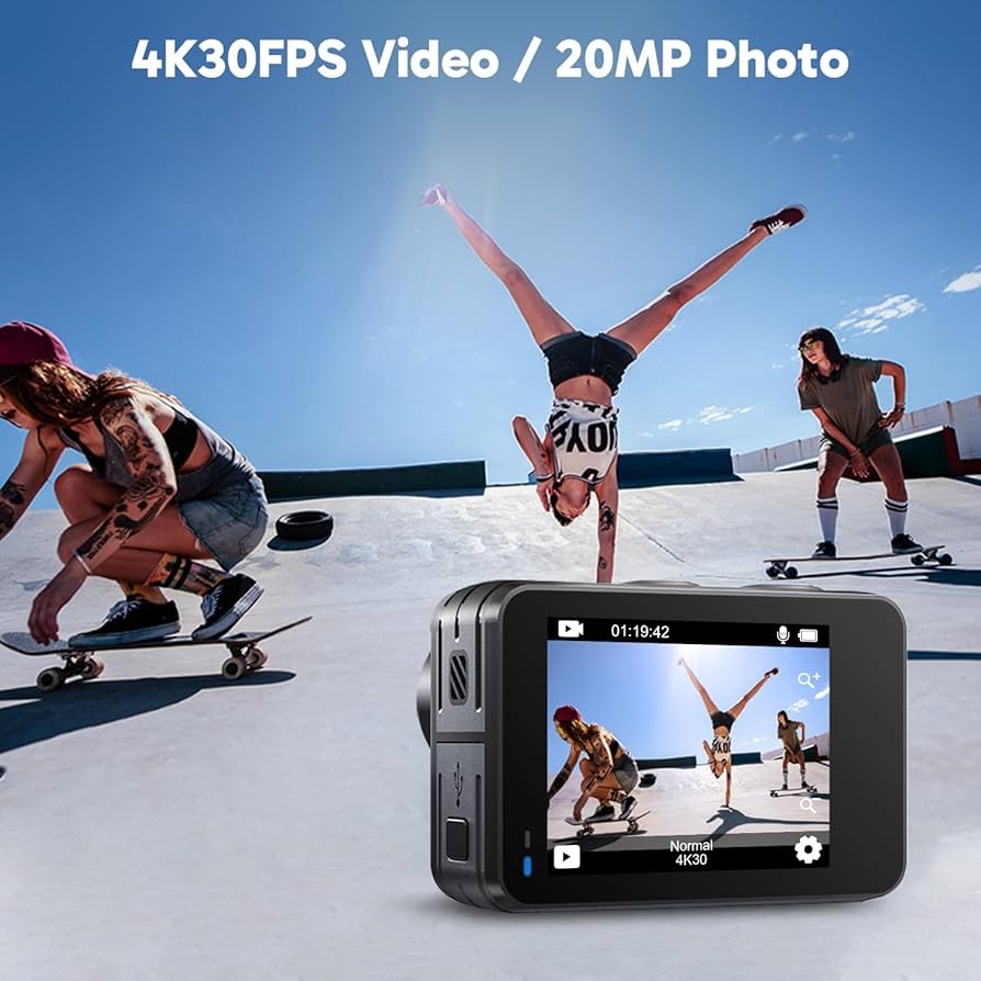 アカイアカソ Amazon.com : AKASO Brave 7 LE 4K30fps Action Camera with 128GB