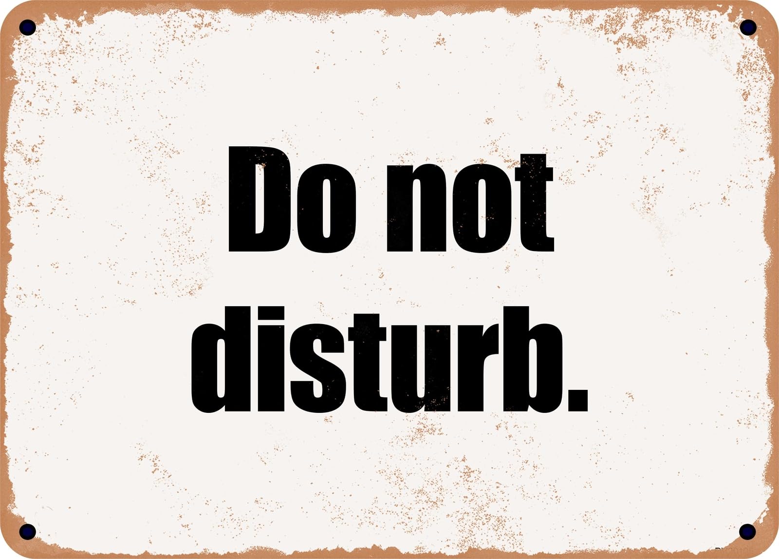 Miaomansenstore Metal Sign - Do Not Disturb Home Decor