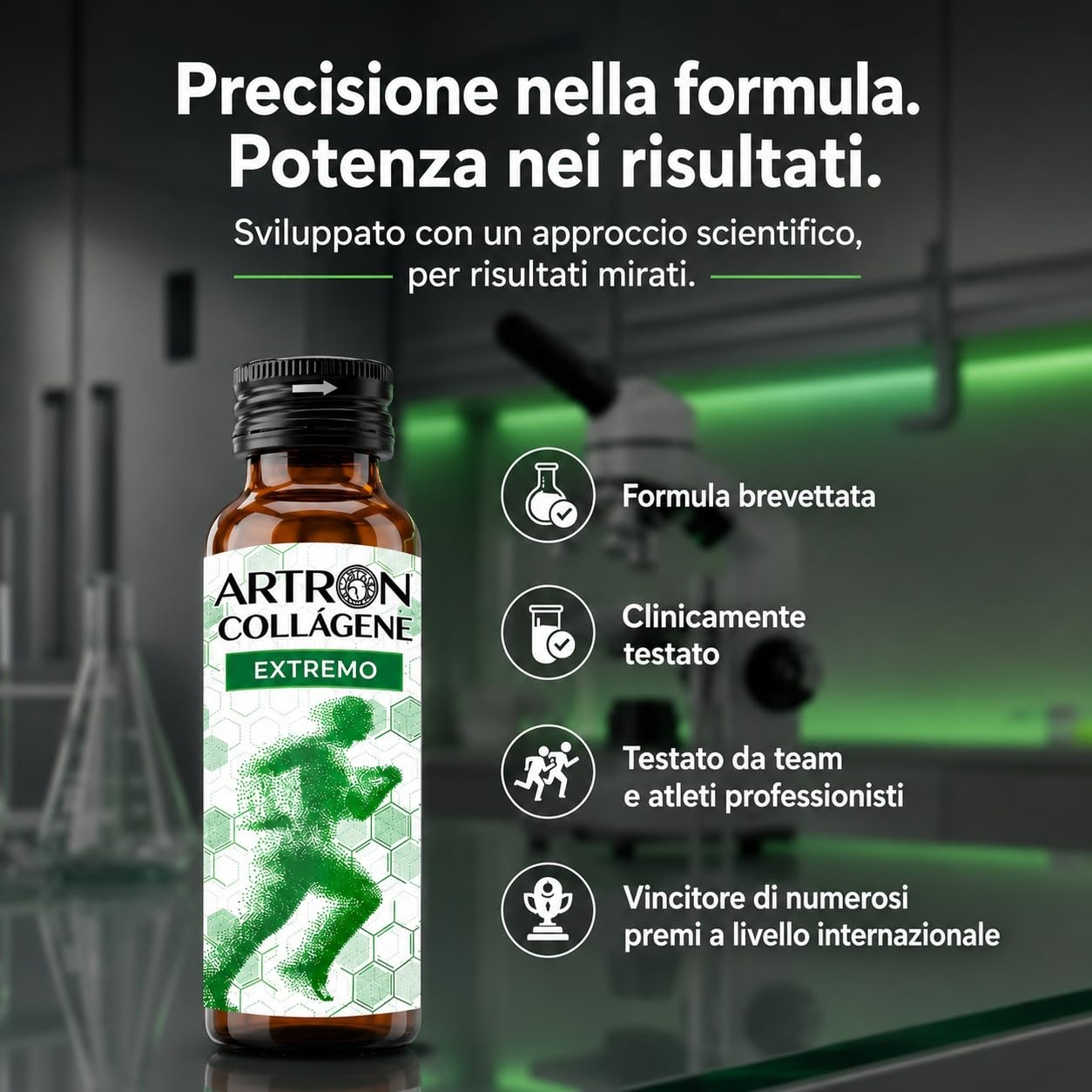 GOLD COLLAGEN Artron Collagen Extreme - Integratore Difese Immunitarie e Supporto Muscolare, Ossa, Articolazioni e Cartilagine Liquido per Formazione Collagene con Vitamina D C B E, 3 Pack 10x50 ml