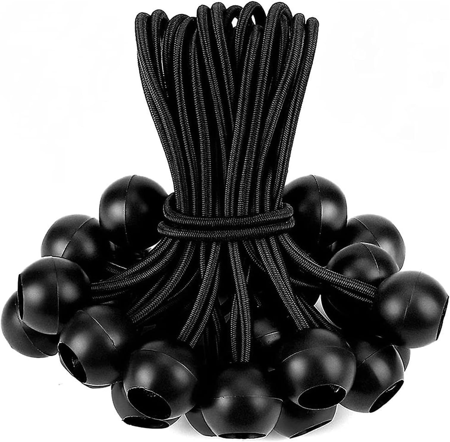 TOKYICK 50 Pack 6 Inch Bungee Cords with Balls,Versatile Ball Bungee Cords and Tarp Bungee with