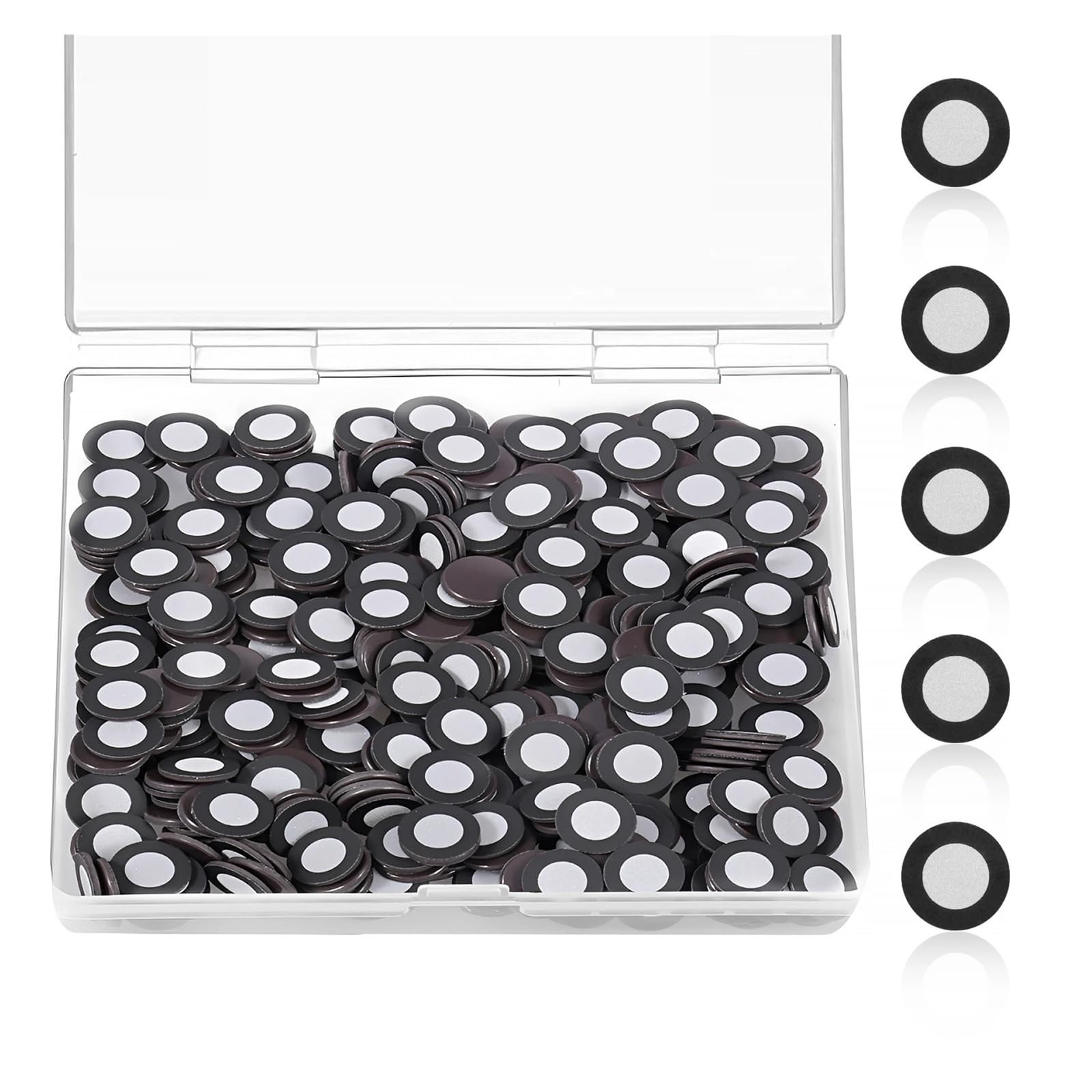 Znacznik punktu odniesienia do skanowania 3D Łatwe nakładanie kropki śledzącej Odblaskowa naklejka pozycjonująca (ID6mm OD10mm)(Magnetic type)