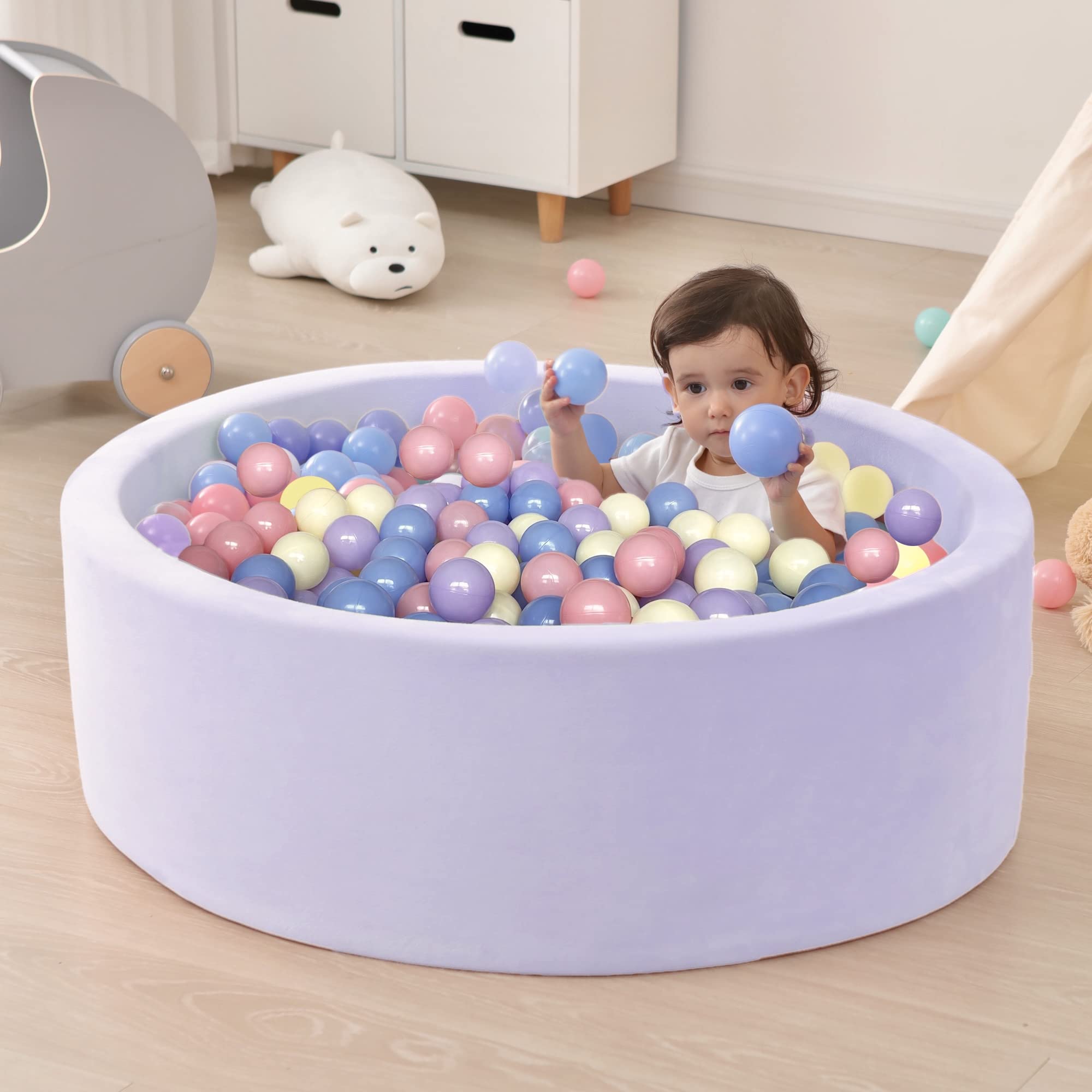 Pelota Bebe Bolas De Piscina Para Niños (50 Unidades) Multicolor
