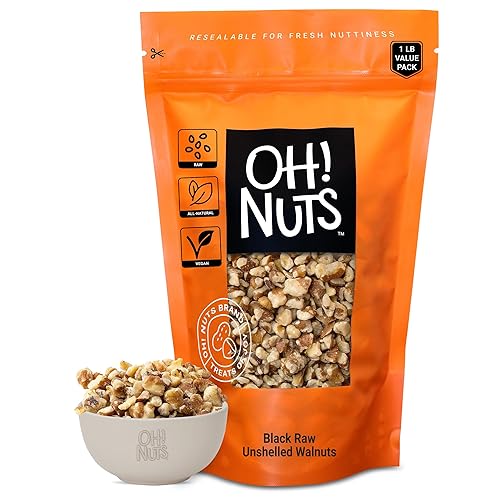 Miniatura 7 de Oh Nuts Bolsa a granel de nueces crudas de 2 libras  Mezcla saludable sin cáscara de mitades y piezas de Chandler  Snacks Keto frescos y saludables