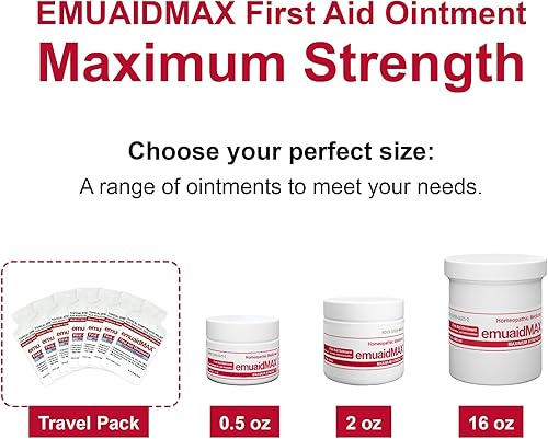 Miniatura 5 de emuaid Ungüento de viaje de máxima resistencia para 30 días, prácticos paquetes de un solo uso para eczema, pie de atleta, psoriasis, erupción