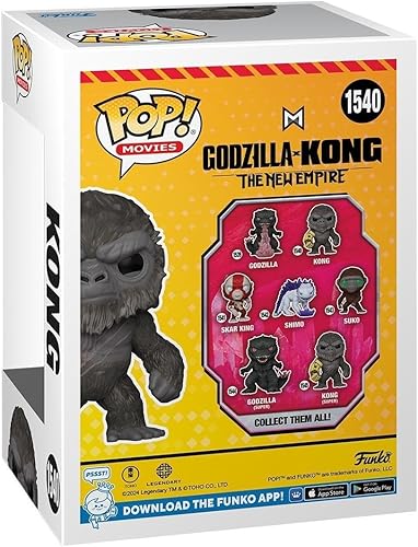 Miniatura 3 de Funko Pop! Movies: Godzilla X Kong: The New Empire - Kong - Godzilla Vs Kong - Figura de vinilo coleccionable - Idea de regalo - Producto oficial -