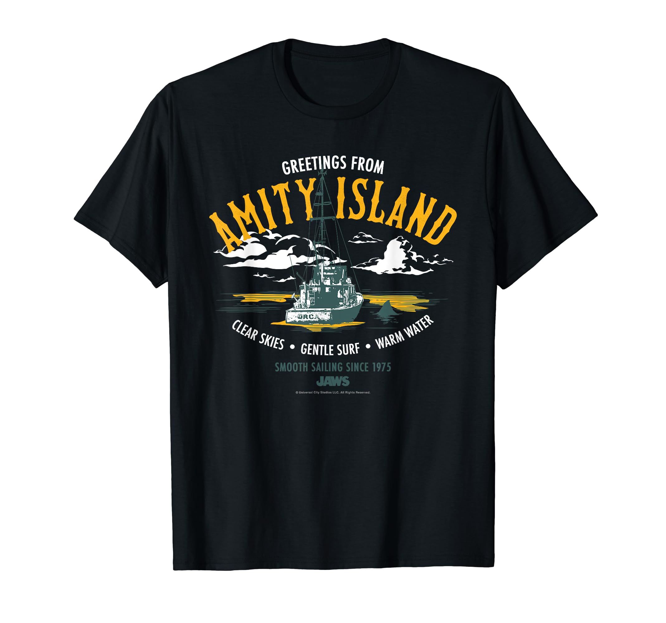Amazon | ジョーズ JAWS (amityIsland 05) Tシャツ | Tシャツ