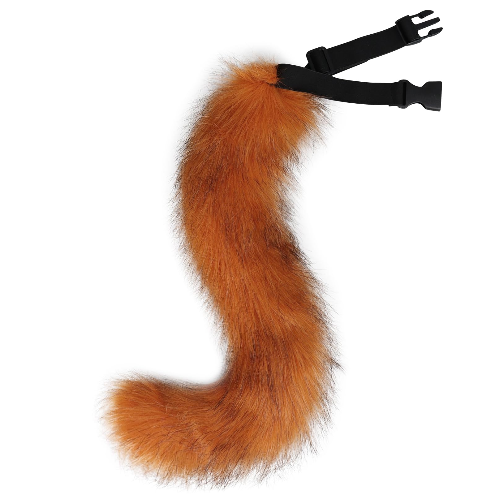 - COSYEARS Faux Fur Fox Costume Tail Cosplay Halloween Christmas Party Costume One Size