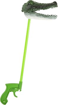 Safari Ltd. Alligator Snapper Toy - Hand-Operated 18" Swamp-Themed Plastic Toy - Interactive Educational Fun for Children Age 3+