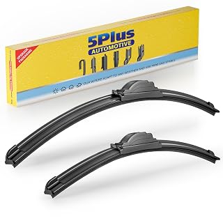 5 PLUS 26" and 20" Windshield Wipers Blades (Pack Of 2), All-Weather Performance - Amazon product rated Grade A