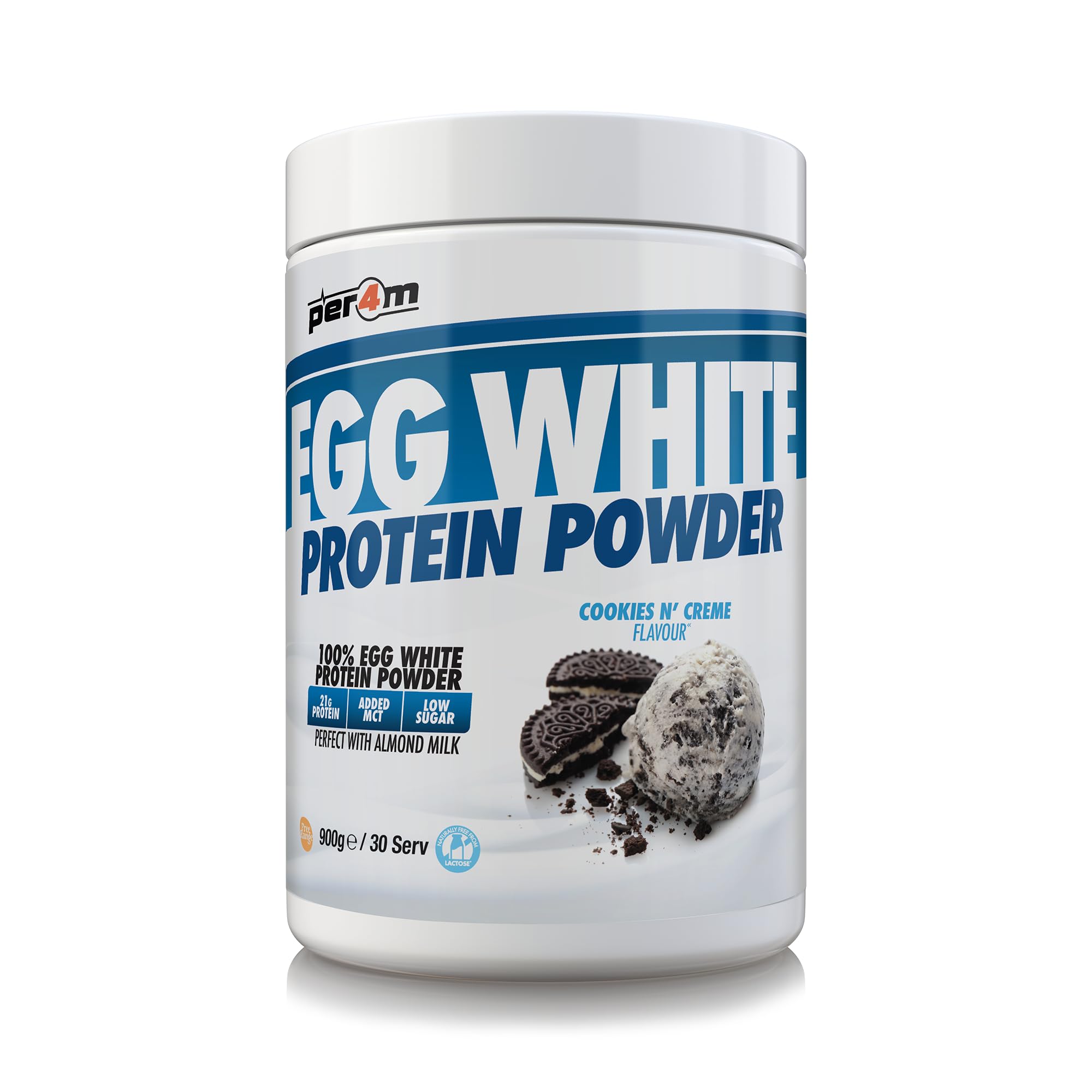 Per4m Egg White Protein Powder (900g) Cookies et crème