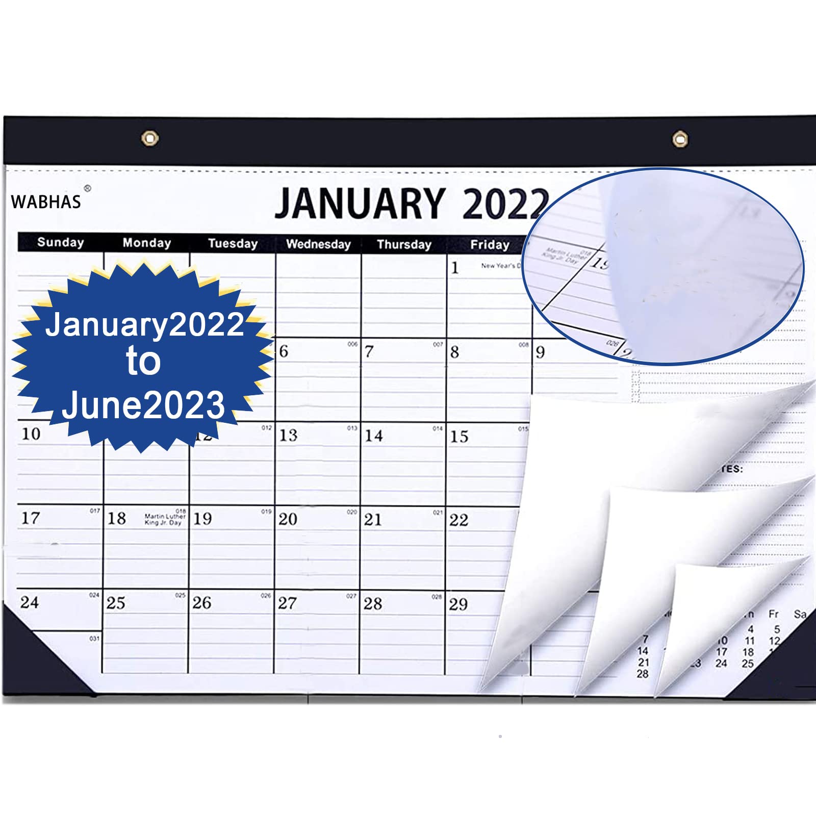 Buy 2022 Desk Calendar 18 Months January 2022 June 2023 17 X 12 