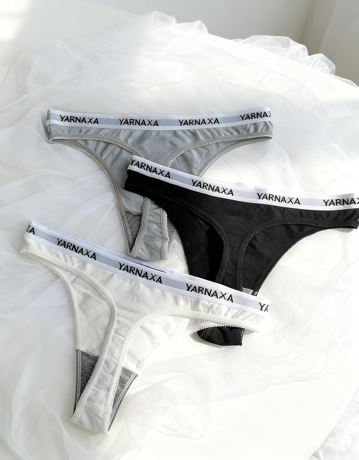 Women’s Seamless Thong Underwear 3 Pack – No Show, Low Rise, Soft Stretch Nylon, Breathable & Comfortable Fit - Image 5