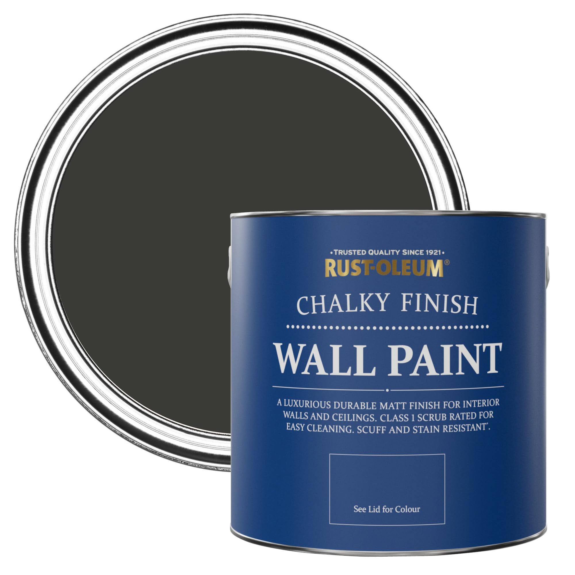 B&Q -  Be Dark Magic Chalky Wall And Ceiling Paint 2.5L