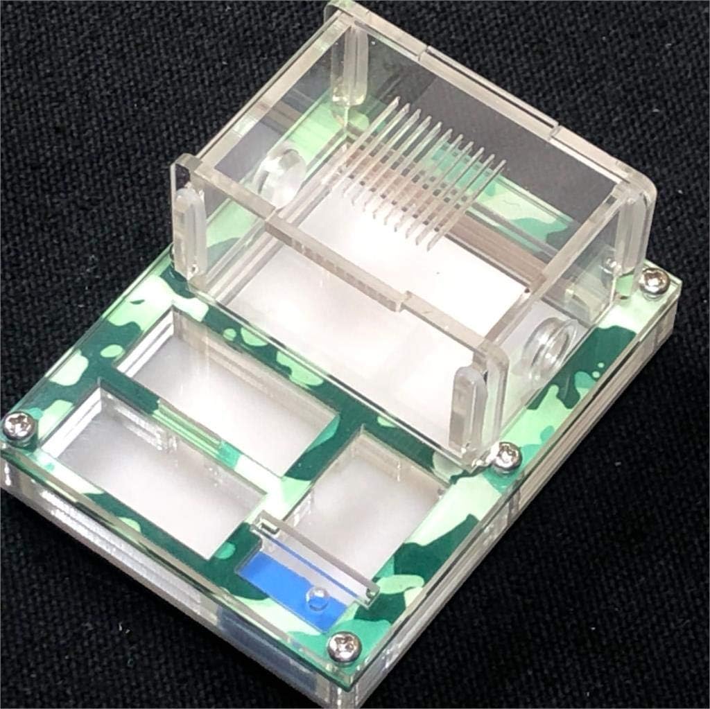ANT Mini DIY Acrylic Flat Farm Nest with Feeding Area House for Queen Laying Eggs Anthill with Moisturizing Zone (Summer) image 5