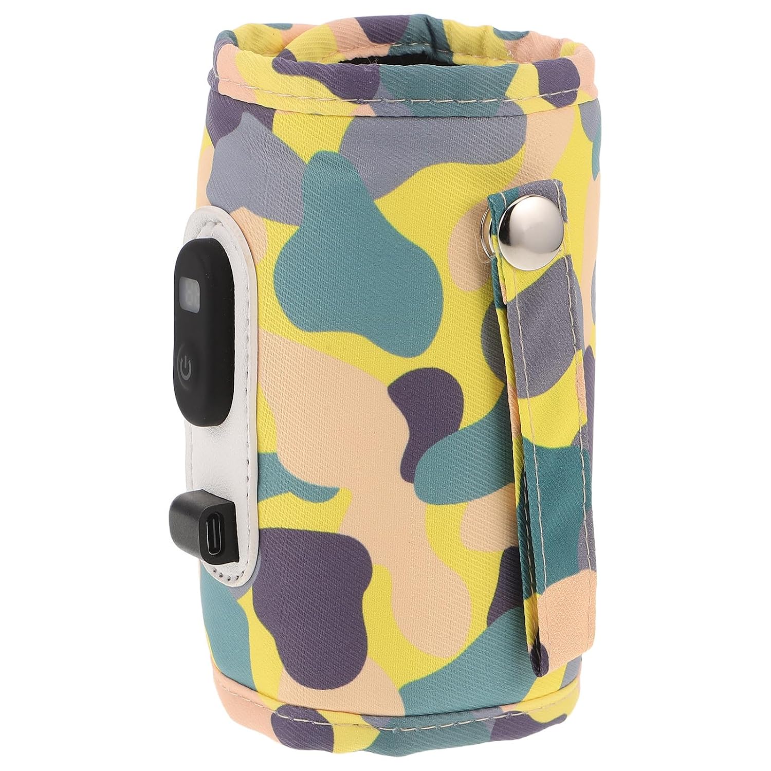 PRETYZOOM Portable USB Bottle Warmer Insulated Sleeve for Bottles Easy to Clean Cloth Material for Long Trips and Daily Use for Parents