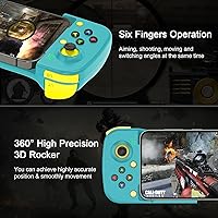 Vista 3 de arVin Bluetooth Controller for iPhoneiPadMacBookiOSAndroidSamsungTabletPC Wireless Gamepad Joystick with Back Button, Analog Triggers, Stretchable