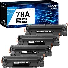 78A Compatible HP 78A CE278A Toner Cartridge for HP Laserjet Pro P1606dn P1560 P1606 P1566 P1560 P1568 P1569 P1600 Black 4 Pack