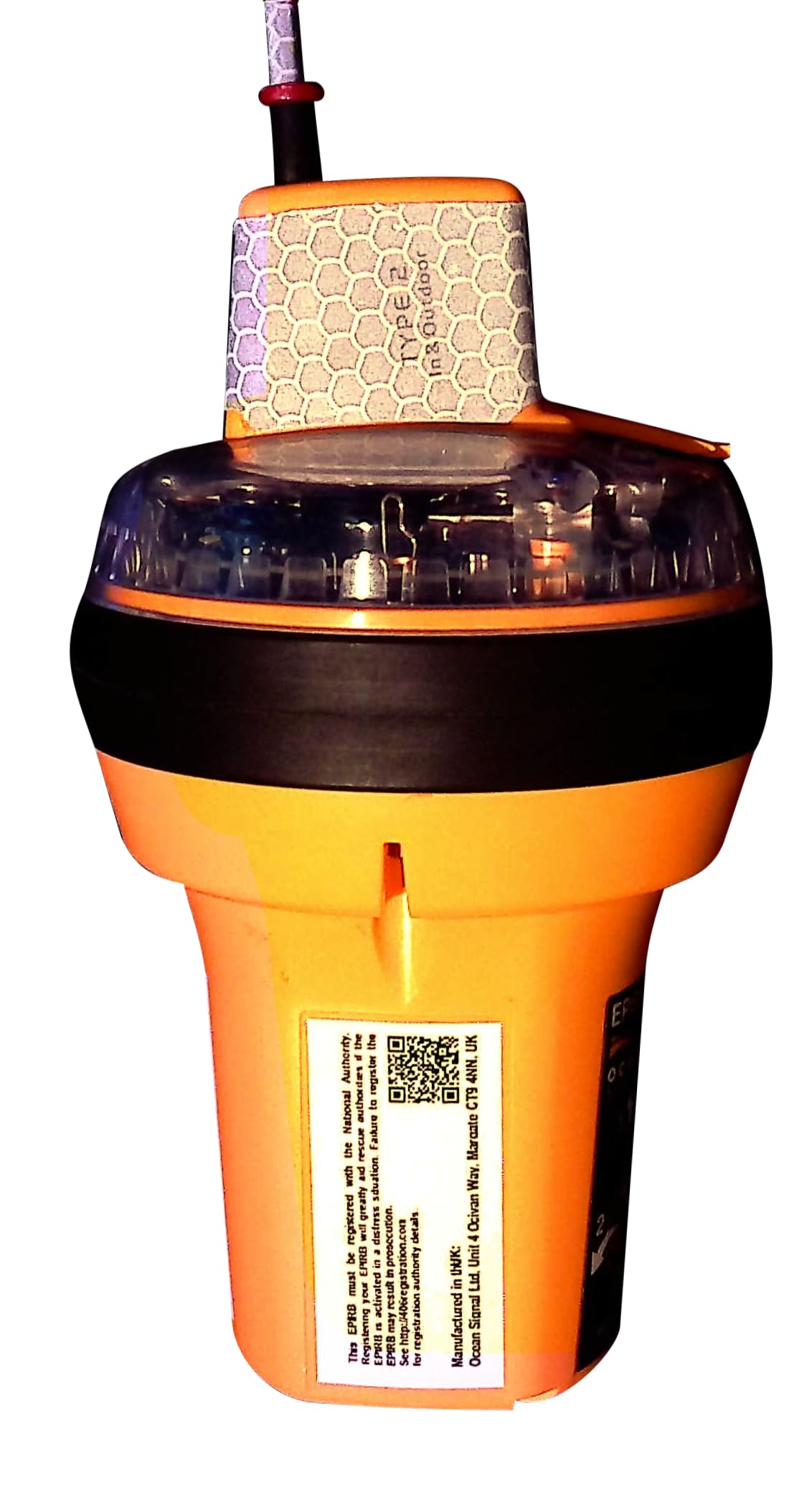 Ocean Signal rescueME EPIRB2 Kit de Seguridad con Bolsa de Abandono, Espejo de Señales, Silbato y Equipo de Supervivencia - Pack de Rescate Global para Navegación de Altura, Veleros y Barcos
