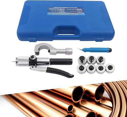 Miniatura 8 de Herramienta expansora de tubo hidráulico 38" - 1-18" pulgadas Herramienta expansora de tubo de cobre hidráulico Kit de herramientas de estampación