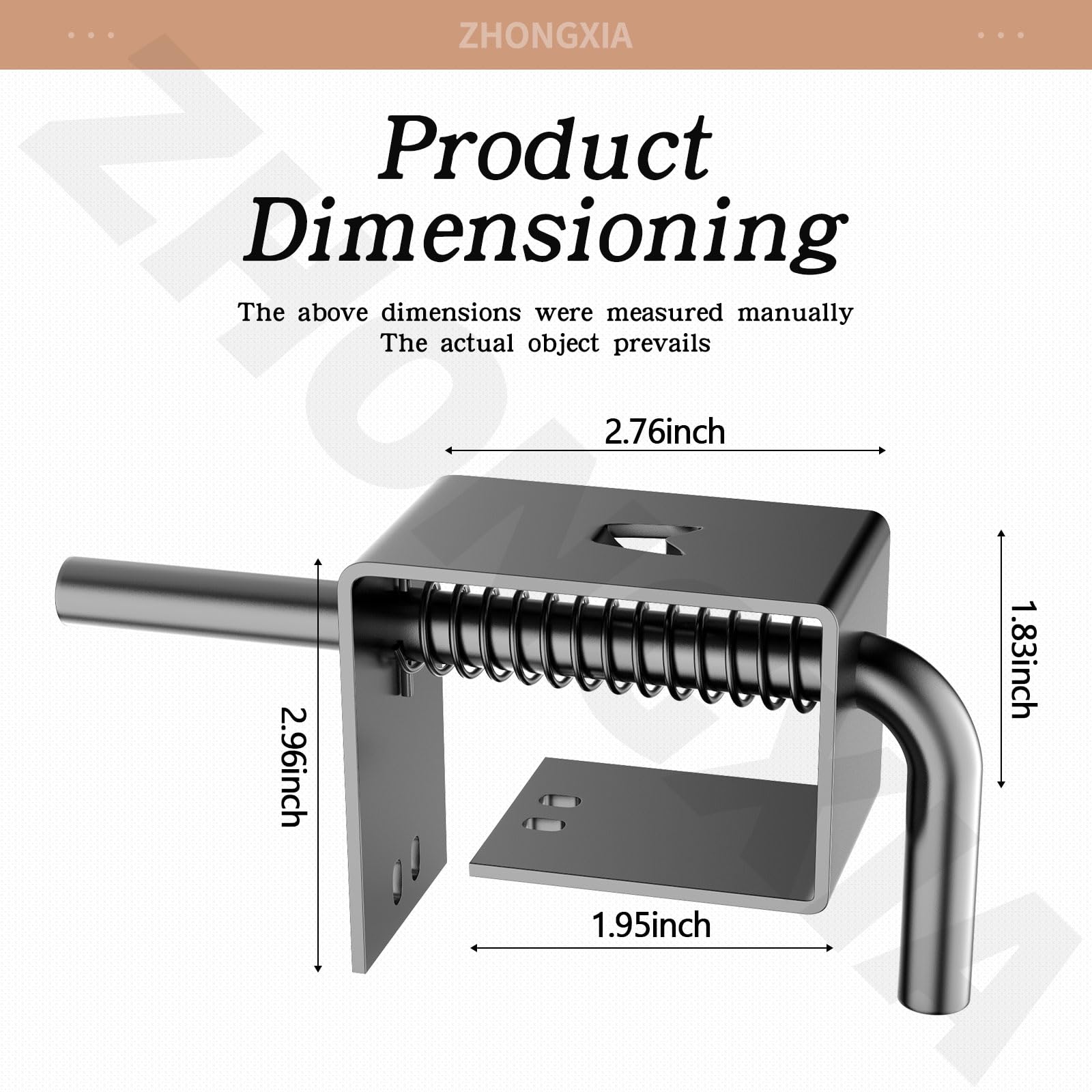 Snapklik.com : Trailer Gate Spring Latch Complete Kit 847 Replacement ...