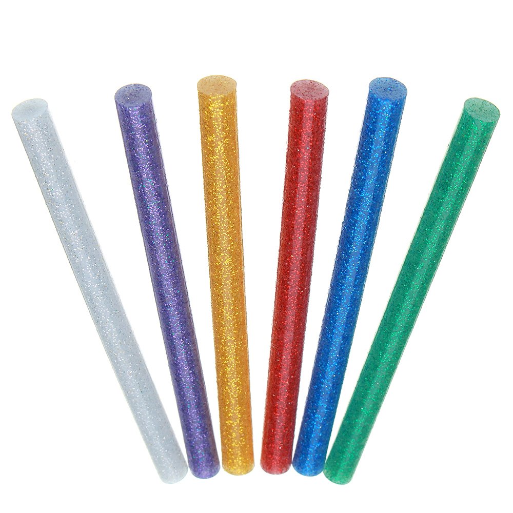 Stick Colla Caldo Glitter Oro e Argento 7 mm - Mondo Fai da Te