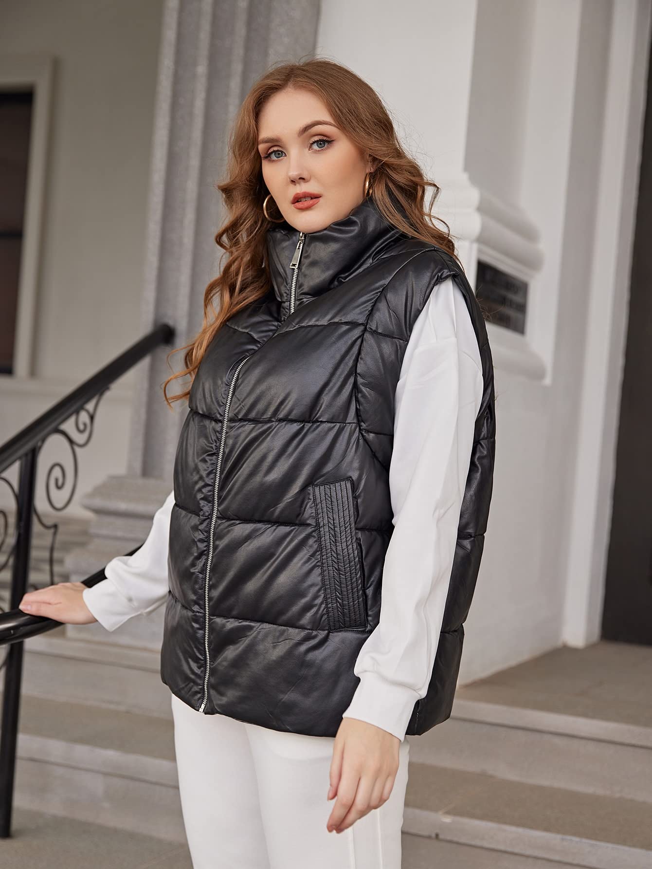 Amazon.com: OVEXA Women's Large Size Fashion Casual Winte