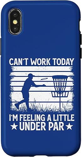 iPhone XXS Can't Work Today I'm Feeling A Little Under Par - Disc Golf Case