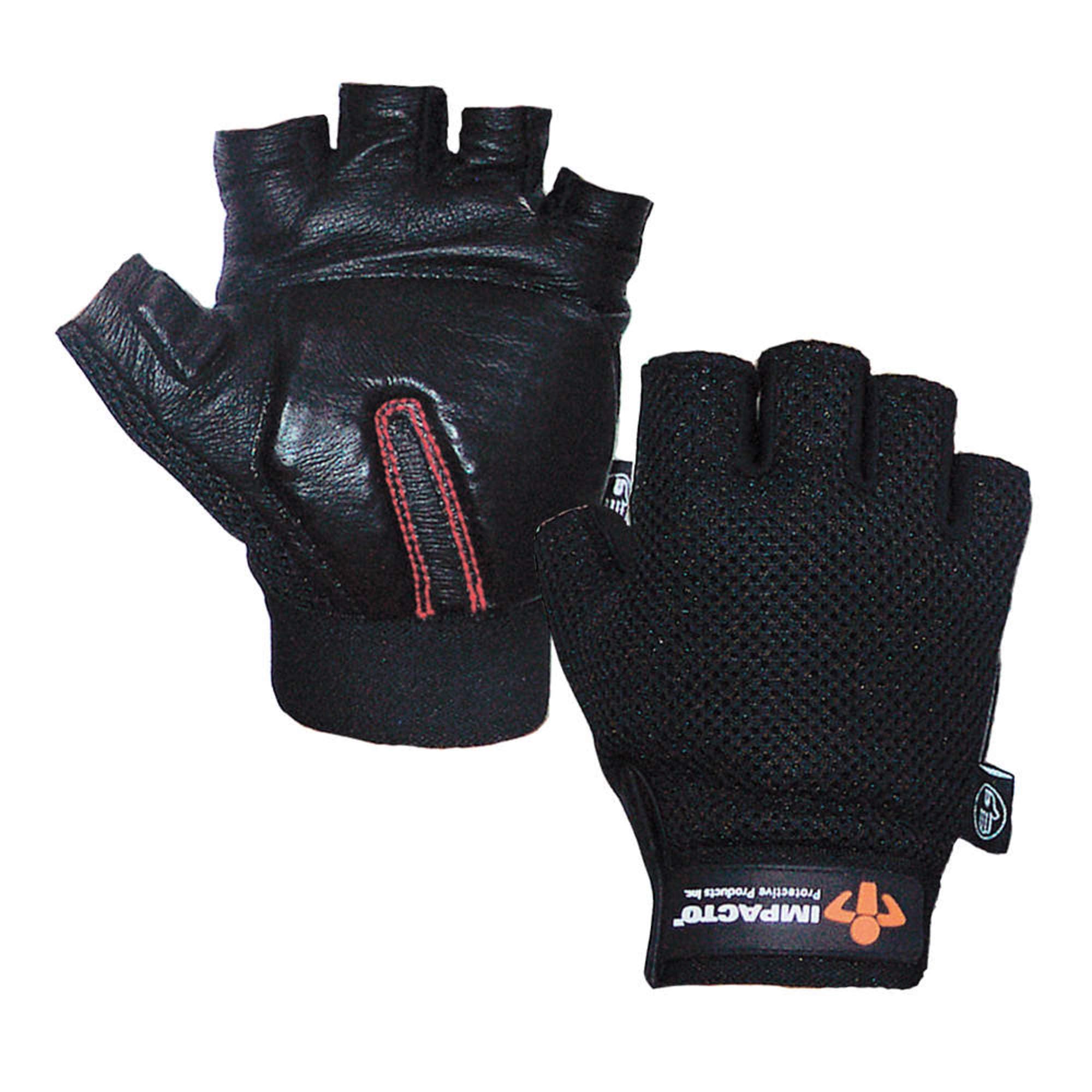 Anti-Vibration Gloves, L, Black, PR