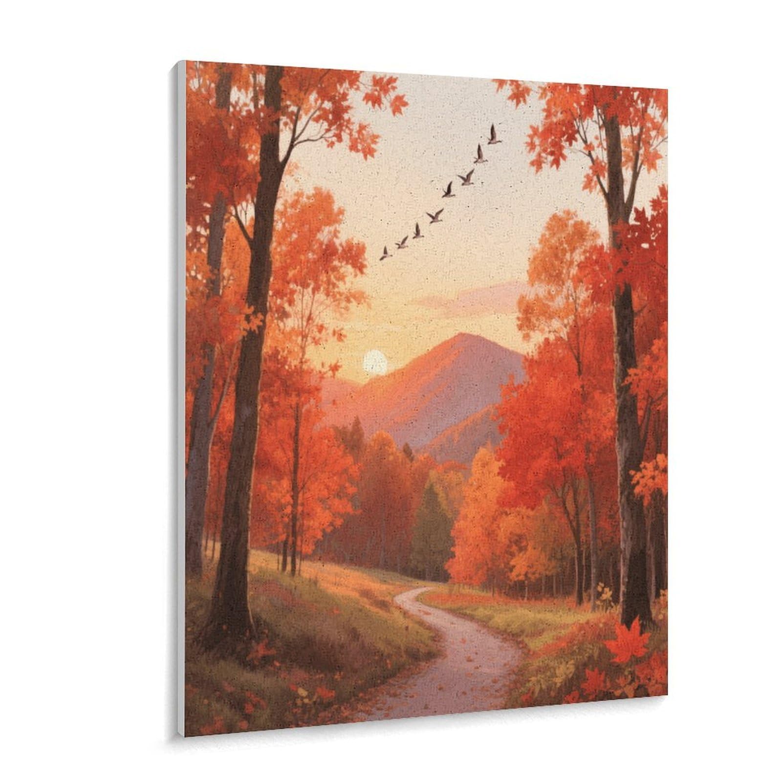 KOAYUBFC Malen-nach-Zahlen-Set für Erwachsene, Anfänger, Erwachsene, Malen-nach-Zahlen-Kits auf Leinwand, Acryl-Ölfarben, Gemälde mit Pinseln als Geschenk, Wanddekoration für Zuhause, Wanddekoration