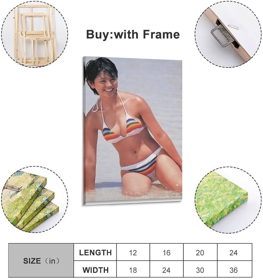 Amazon.co.jp: 小泉今日子 写真 ビキニ 水着 壁掛け写真 写真ポスター1