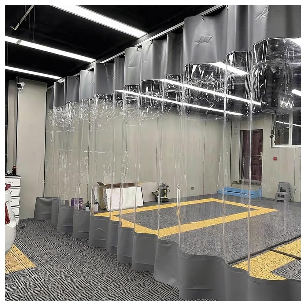 Heavy-Du Industrial WashBay Partit z panelem C, 6 x 3,5 m – wydajny rozdzielacz przestrzeni do mycia samochodu, detali samochodowych i obszarów przemysłowych