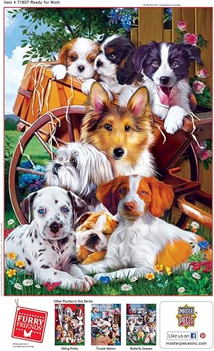 Miniatura 4 de MasterPieces Rompecabezas de 1000 piezas para adultos, familiares o niños, gatitos acogedores, 19.25 x 26.75 pulgadas