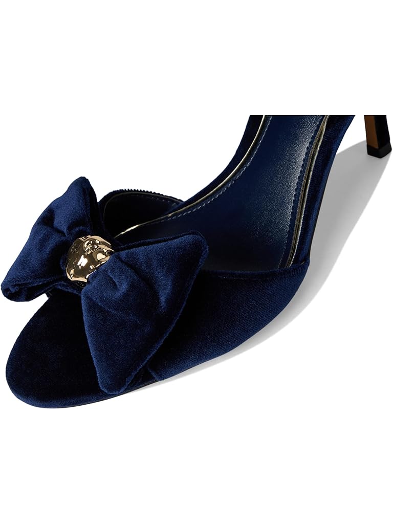 Navy Vince Camuto Paycen Bow Detail Slingback High Heel Sandal