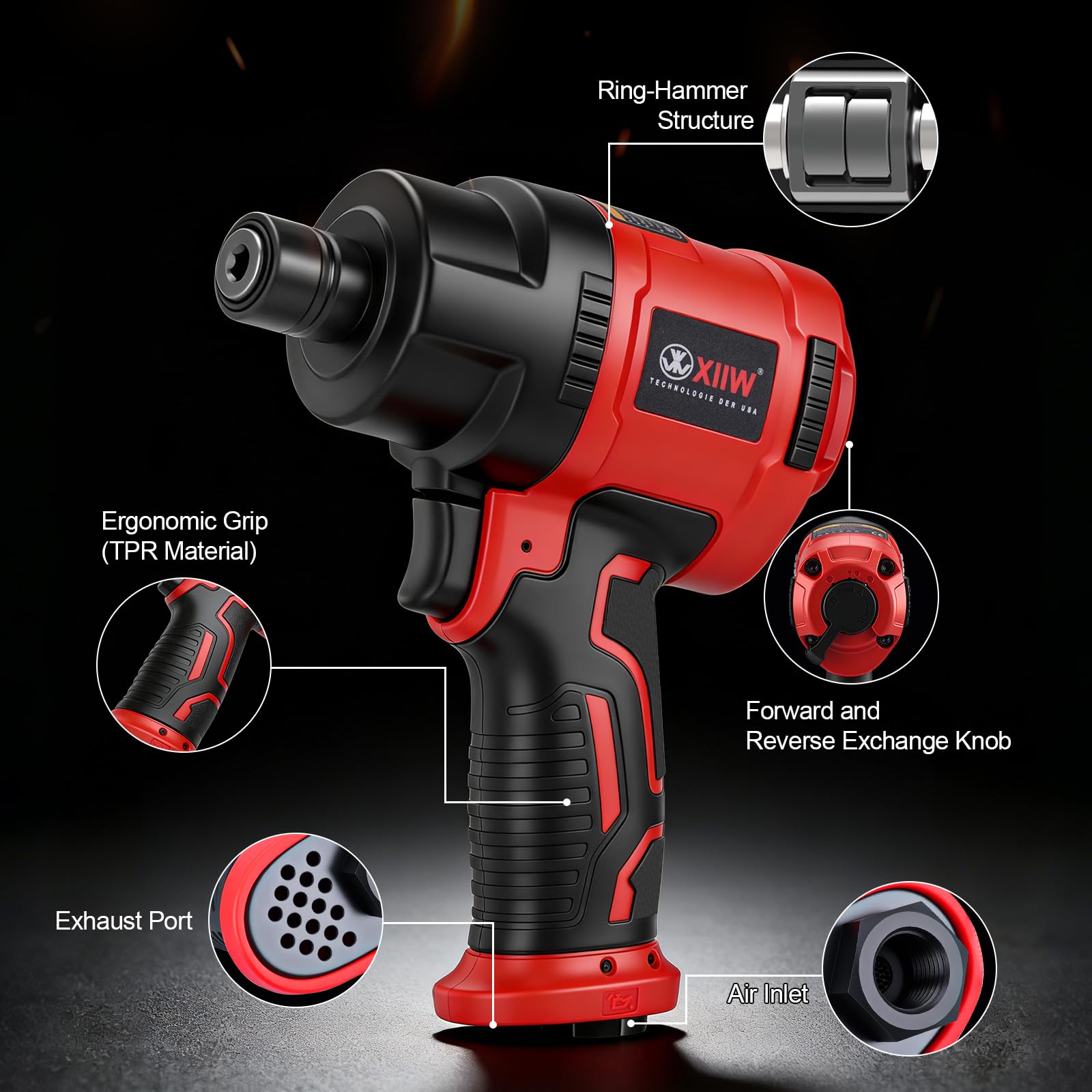 XIIW Chiave pneumatica da 1/2 ''