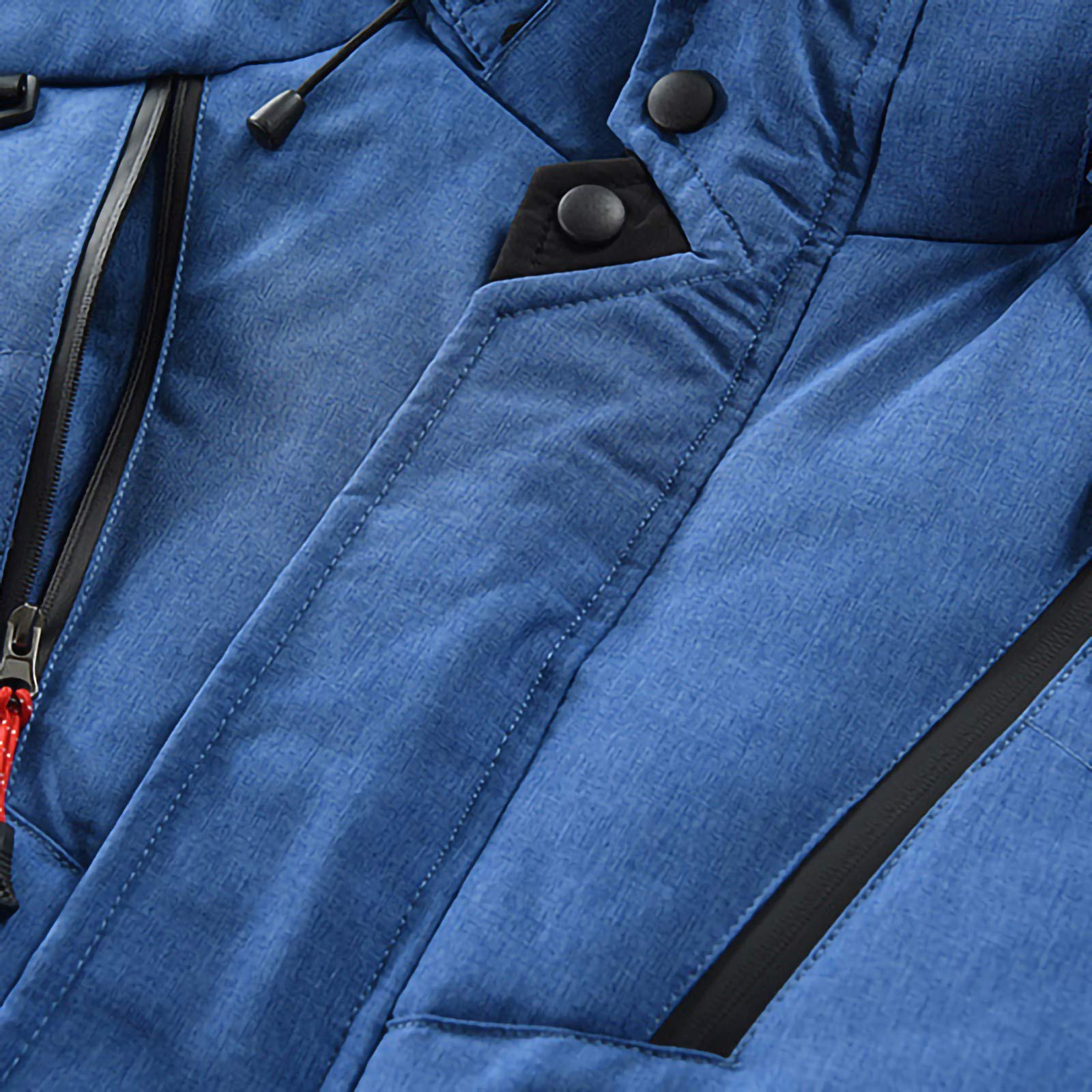 Hiver Nouveaux Hommes Doudoune À Capuche Courte Grande Taille Chaude Couleur Pure Veste De Jeunesse Veste Chaude Polyvalente Veste D'hiver Pour Temps Froid, Camping