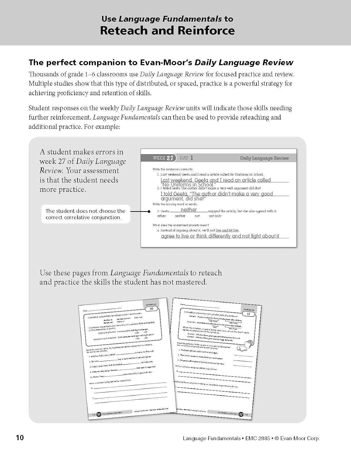 Evan-Moor Language Fundamentals, Grade 5