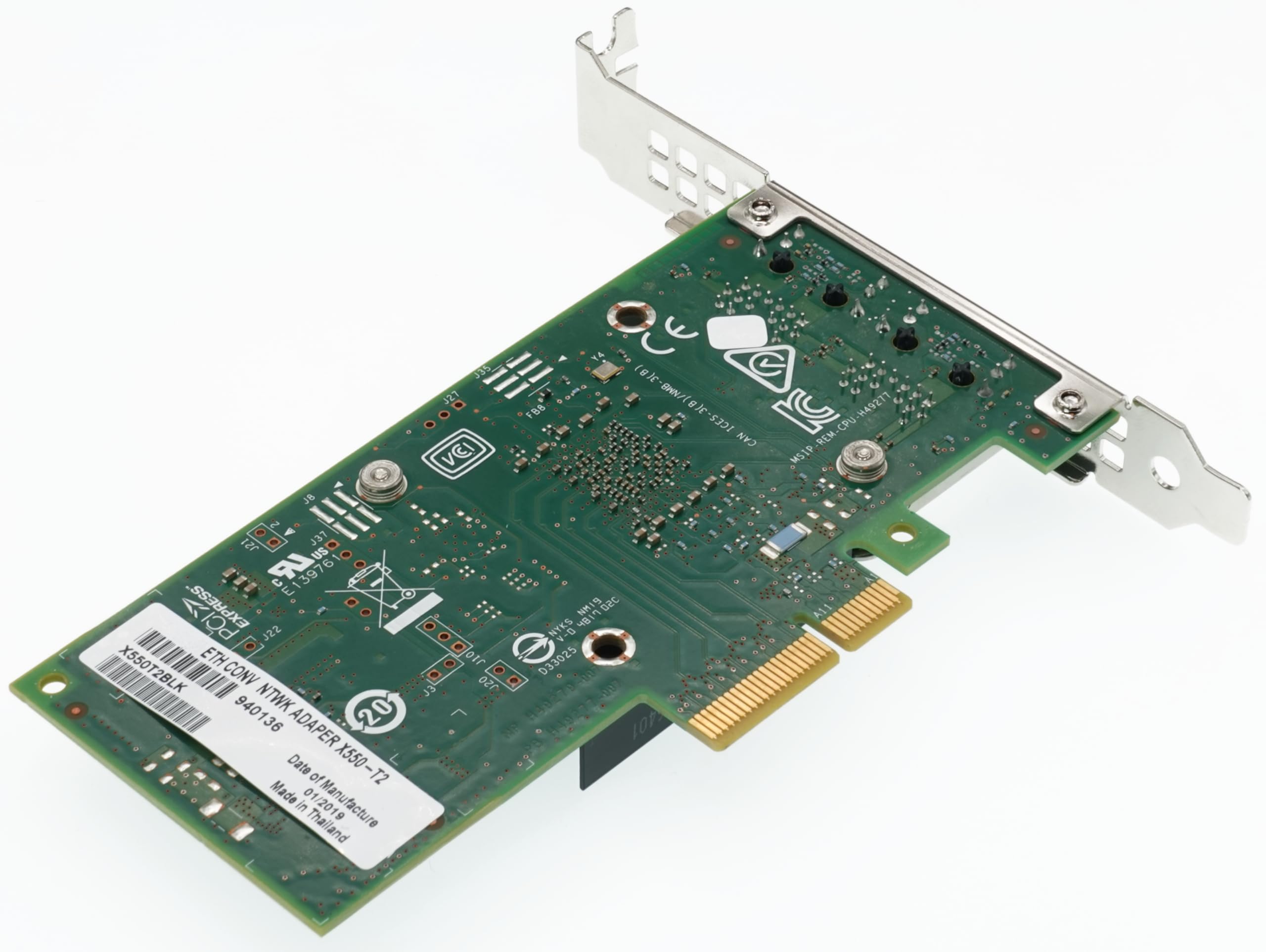 Amazon | 10Gbps LANカード Intel X550-T2コントローラーチップ PCIe3