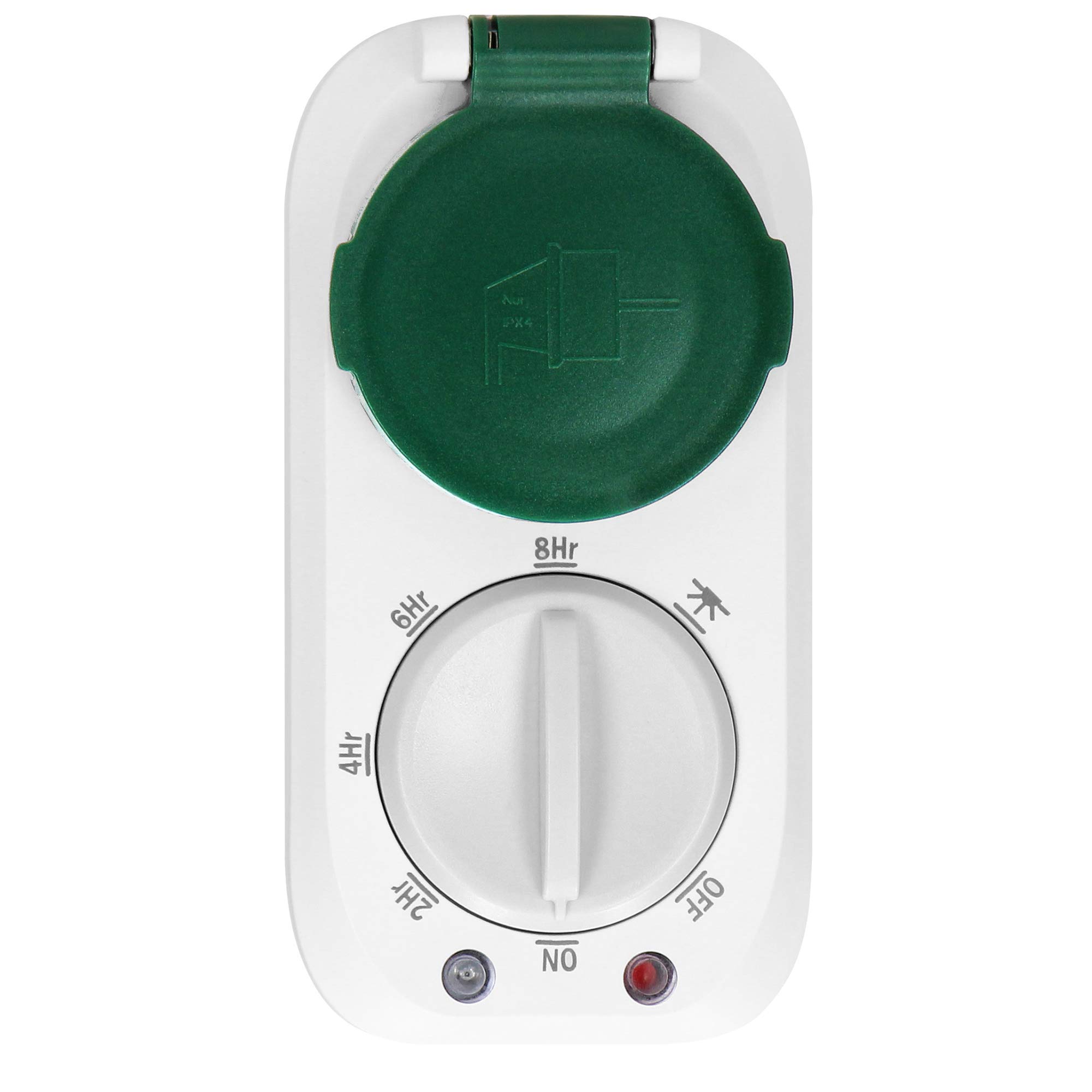 ORNO PRE-446(GS) programator czasowy na zewnątrz z czujnikiem zmierzchu, Schuko, 16 A/230 A, IP44