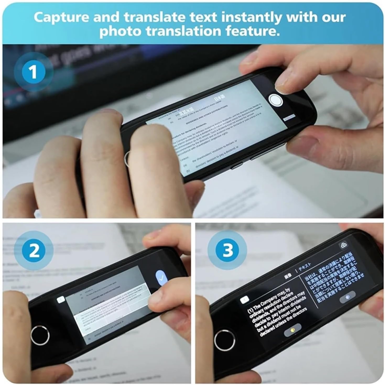 NEWYES ペン型スキャナー 翻訳機 電子辞書 112言語対応 テキスト抜き