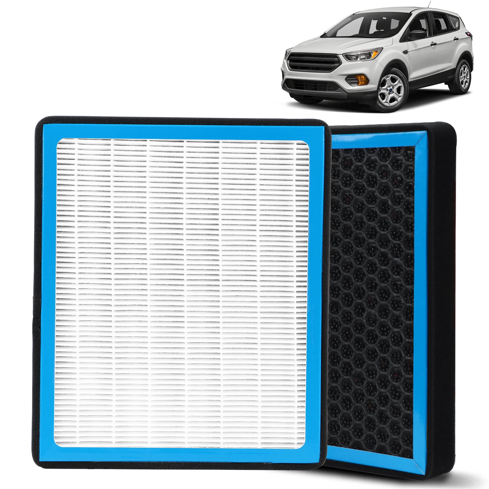 Photo 1 of CF11920 AC Cabin Air Filter Compatible with Ford Escape Focus C-MAX GT Transit Connect Lincoln MKC Selected Vehicles Replaces Car Cabon Air Filters Replacement