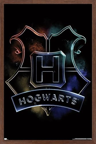 Vista 11 de Trends International Harry Potter - Póster mágico de pared con escudo de Hogwarts, 14.725 x 22.375 pulgadas, versión premium sin marco