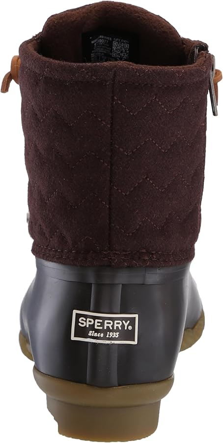sperry saltwater quilted chevron duck boots