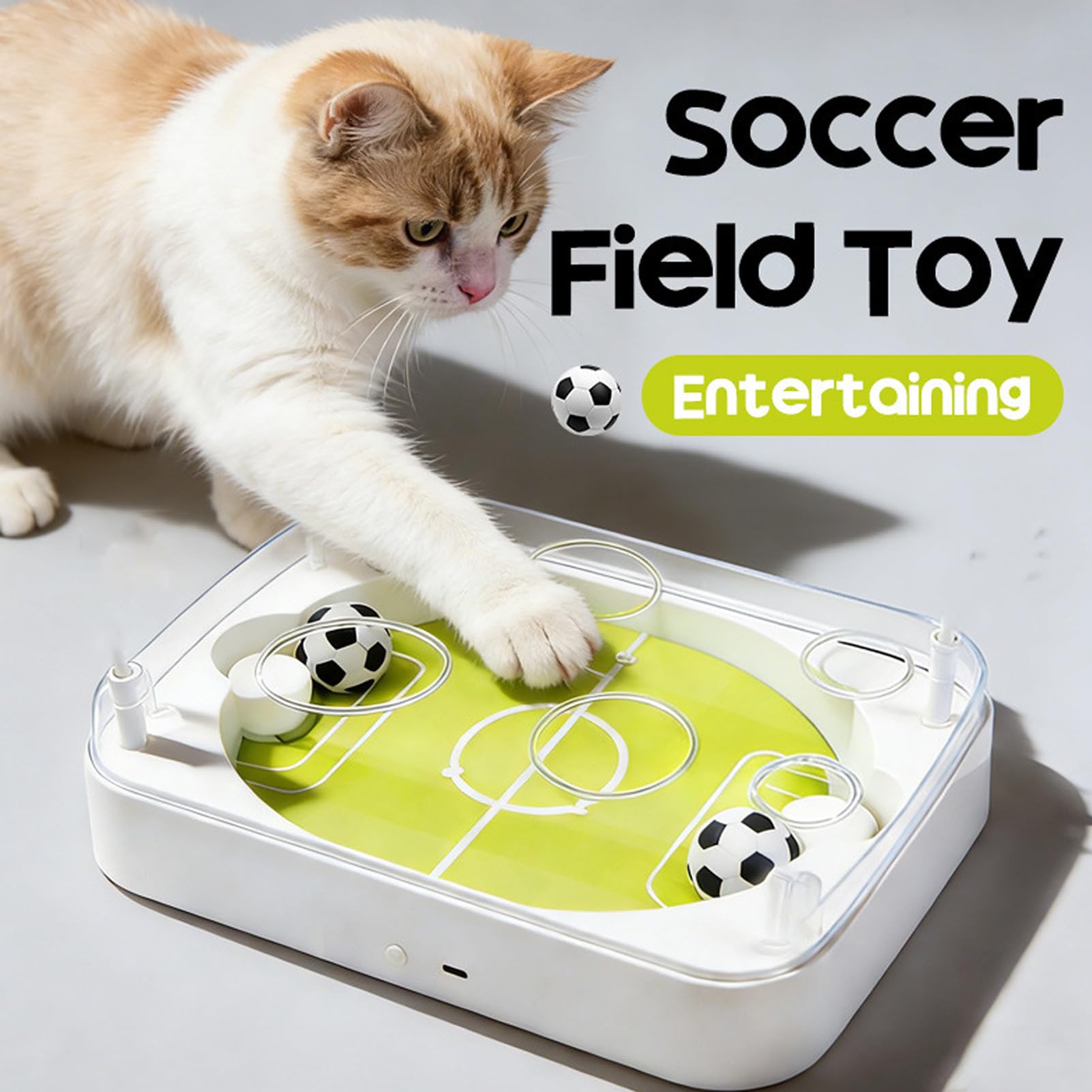 Palla Interattiva per Gatti Giochi Interattivi per Gatti con Gatta a Tema | Giochi Divertenti per Per in casa e all'aperto, addestramento, esercizio, stimolazione mentale, simulazione di