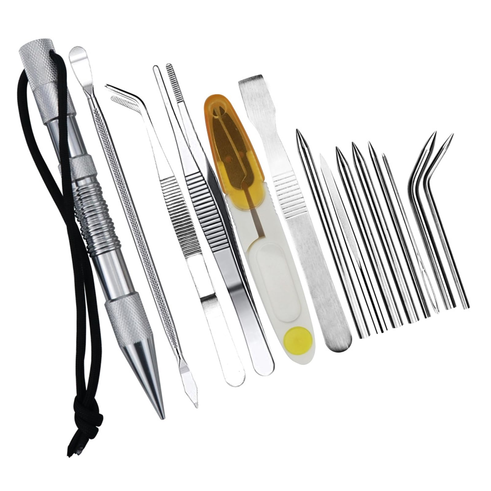 Multipurpose 14Piece Paracords Needle for Outdoors Enthusiasts and Craftsmen Hiking Shelter Setups Sunshades Mounting Toolsets