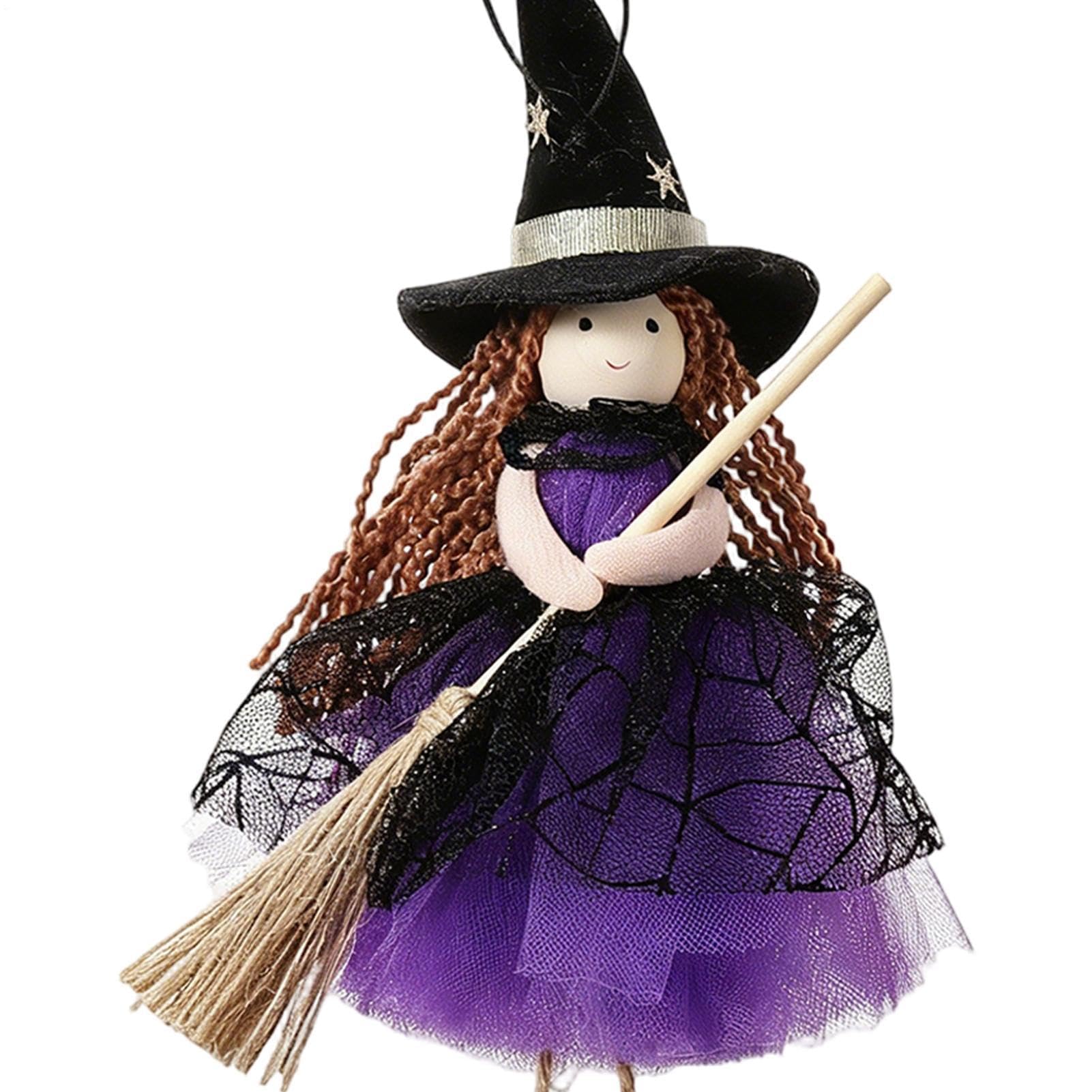 Decorazione spaventosa di strega di Halloween, bambola da strega da appendere per casa, ufficio, scuola, casa fantasma e giardino