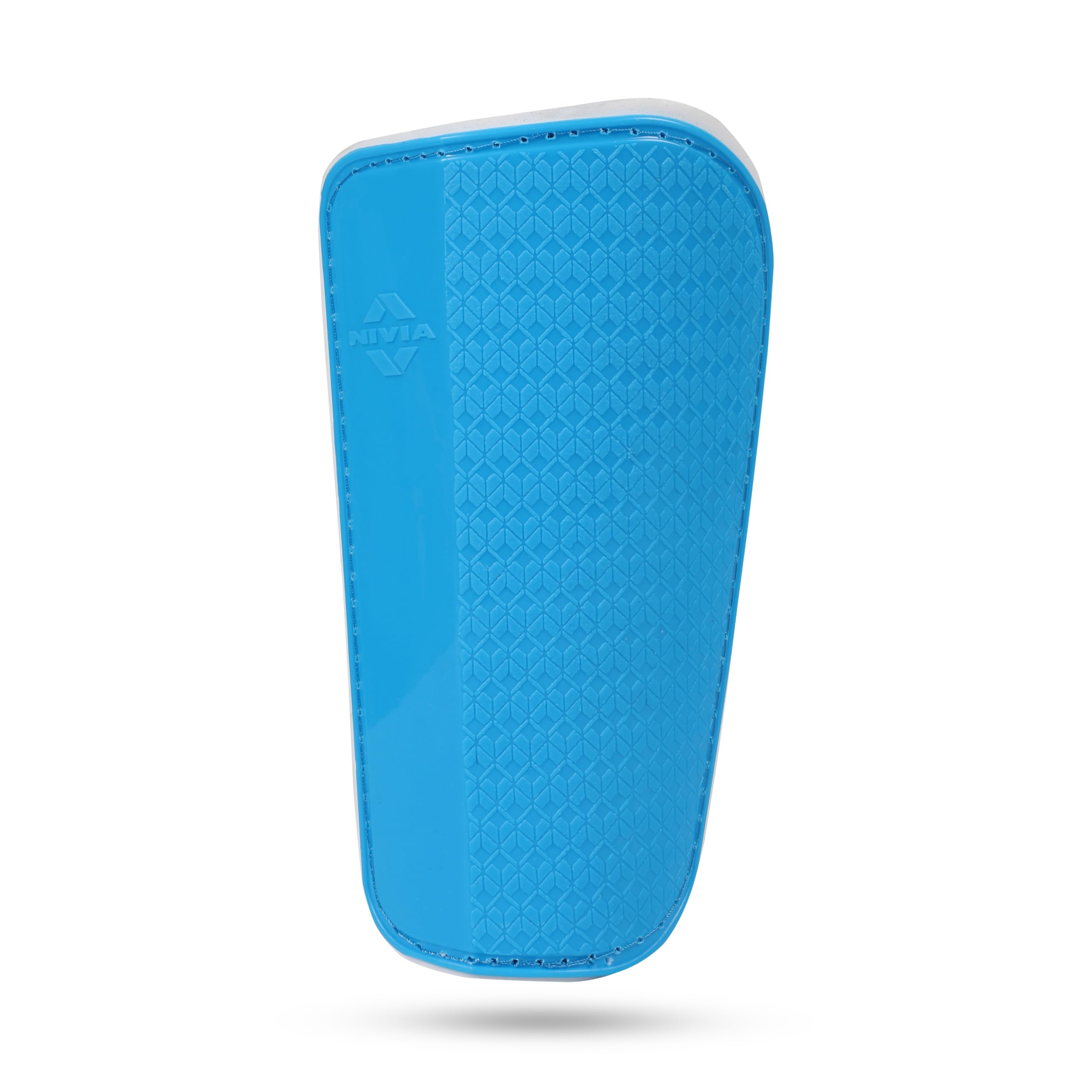 Nivia Airstrike Shinguard, Durable Polypropylene (PP) Hard Shell (Sky Blue, XS)