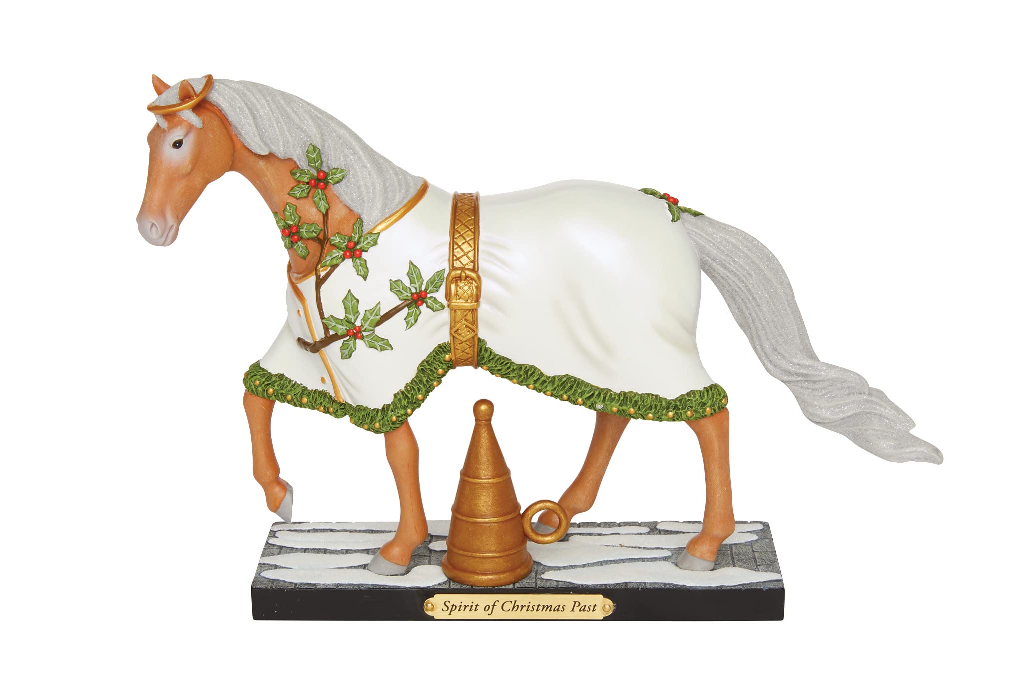 Figurine Painted Ponies Spirit of Christmas Past : le cadeau de Noël idéal de 18 cm